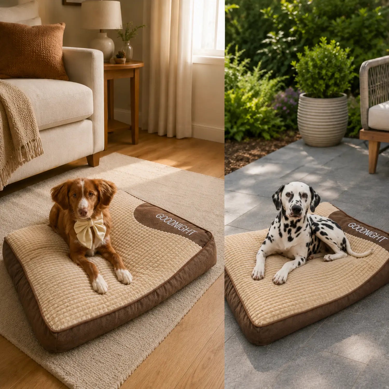Design versatile del cuscino per cani